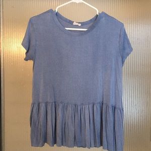 💙 Blue Ruffle Top 💙